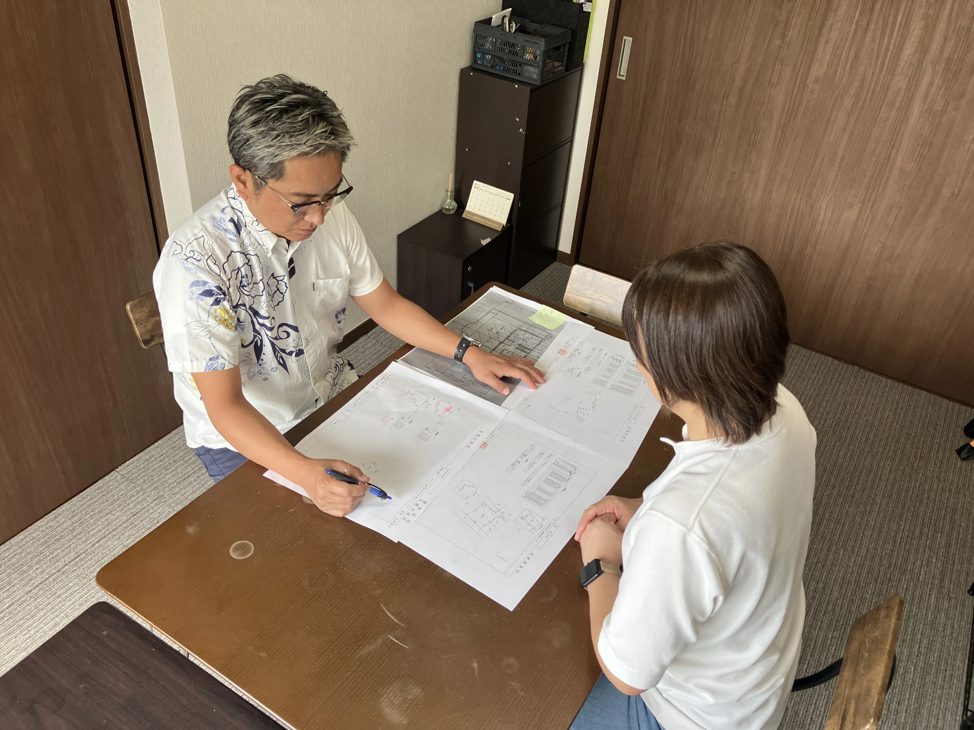 お客様とのご相談風景